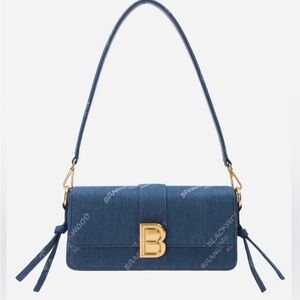 💙Brandon Blackwood Nia Bag - BB logo denim NWT💙